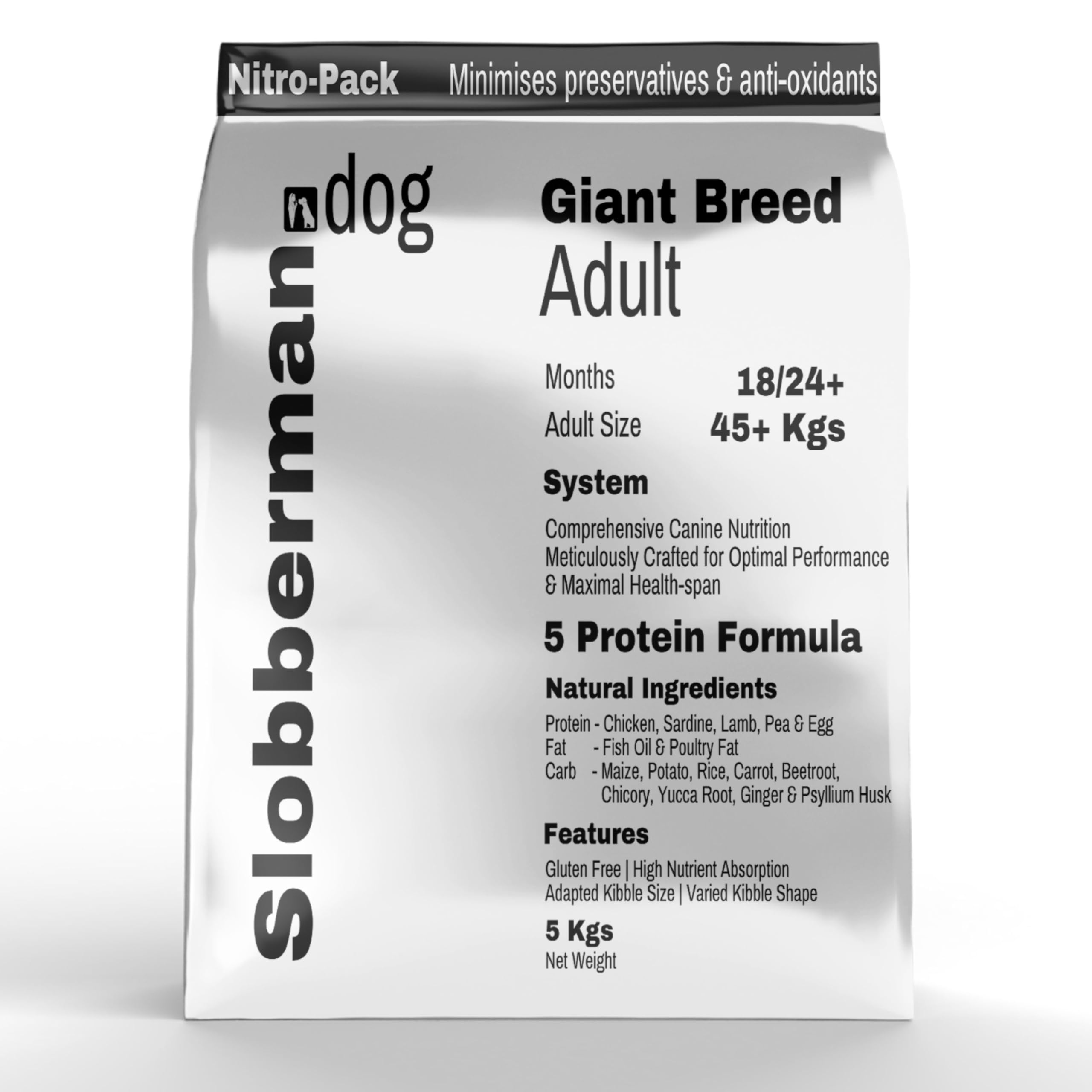 Slobberman.dog Giant Breed Adult Dry Dog Food | High Protein | Gluten Free | Omega 3 | No Poop Smell (B0DF7GPZ9G) Amazon Price History, Amazon Price Tracker