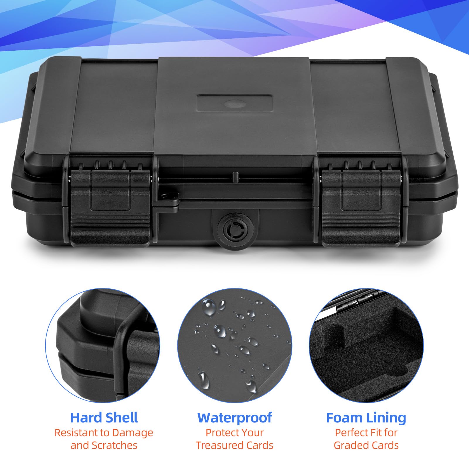 Boîte De Rangement Pour Cartes Classées Eligara - Compatible Top Loader, PSA, One Touch, Capacité 160+ Cartes