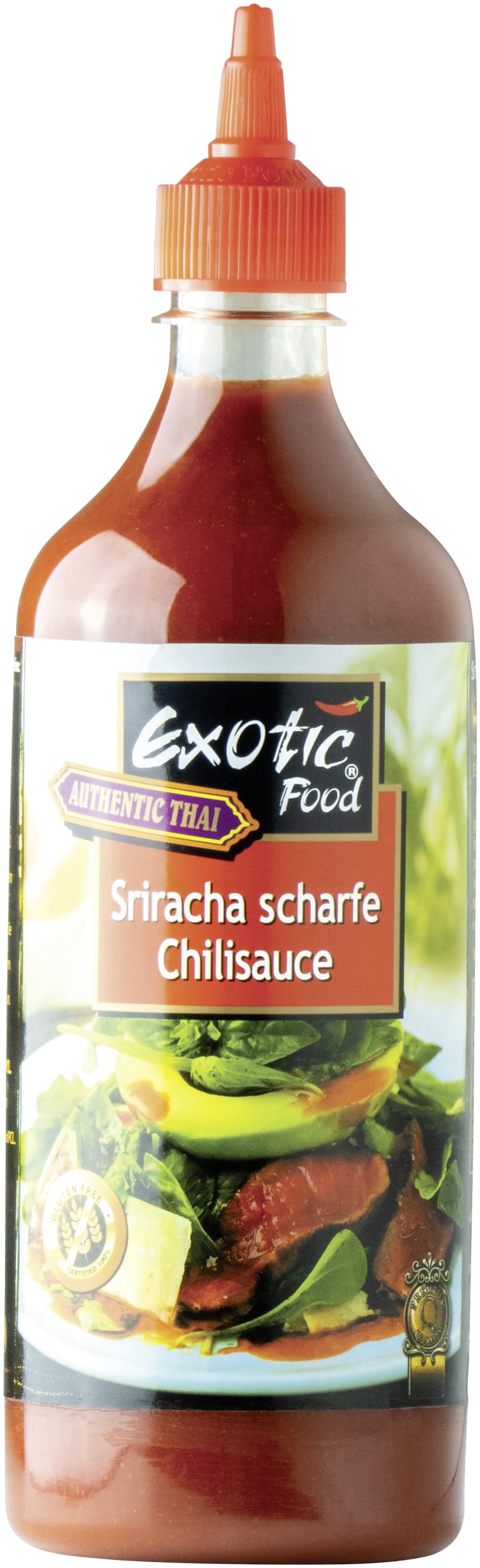 EXOTIC FOOD Chilisauce, Sriracha, scharf, 6er Pack (6 x 730 ml)