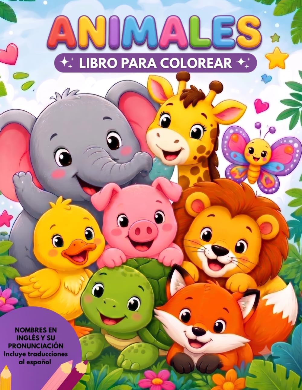 ANIMALES LIBRO PARA COLOREAR