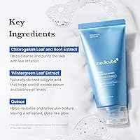 Vista 4 de Limpiador de espuma medicube Zero para piel sensible - Control del sebo, equilibrio de la humedad y minimización de los poros Cuidado de la piel