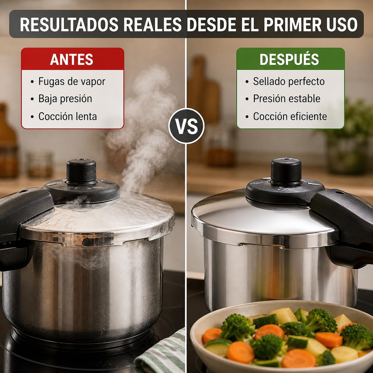 WMF Perfect Junta Indicadora de Cocción Silicona Ø3cm Recambio Olla Presión 2,5L-8,5L
