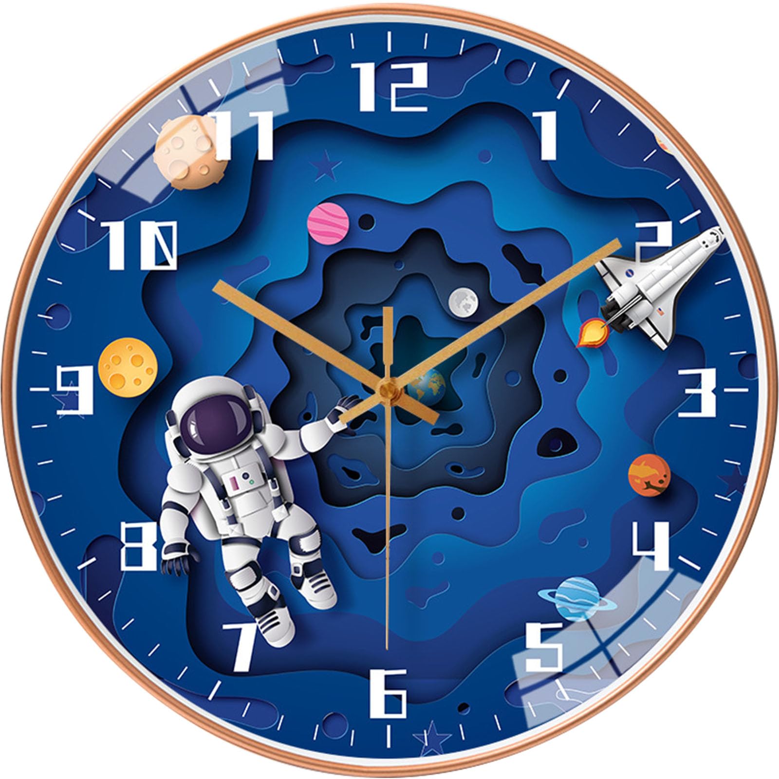 Amazon.com: YHan 12 Inch Silent Wall Clock for Kids – Non-Ticking