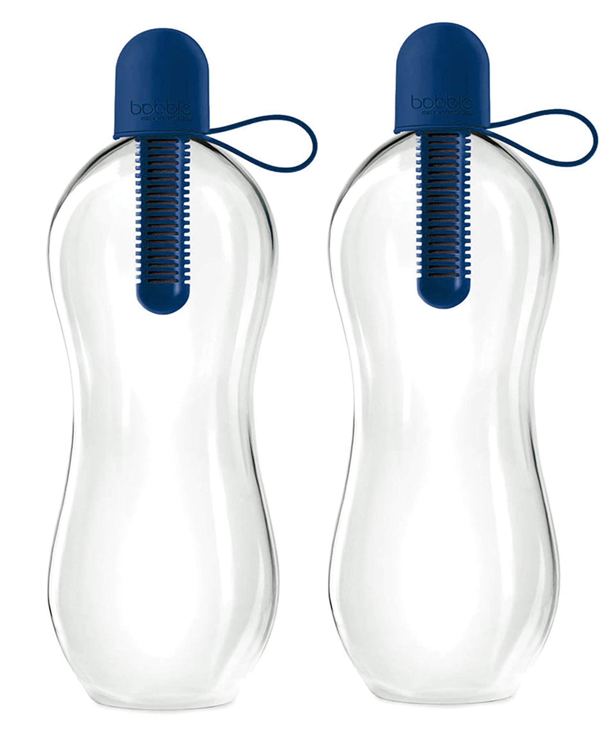 Bobble 2 PACK Classic Water bottle, 34 oz, Navy Blue