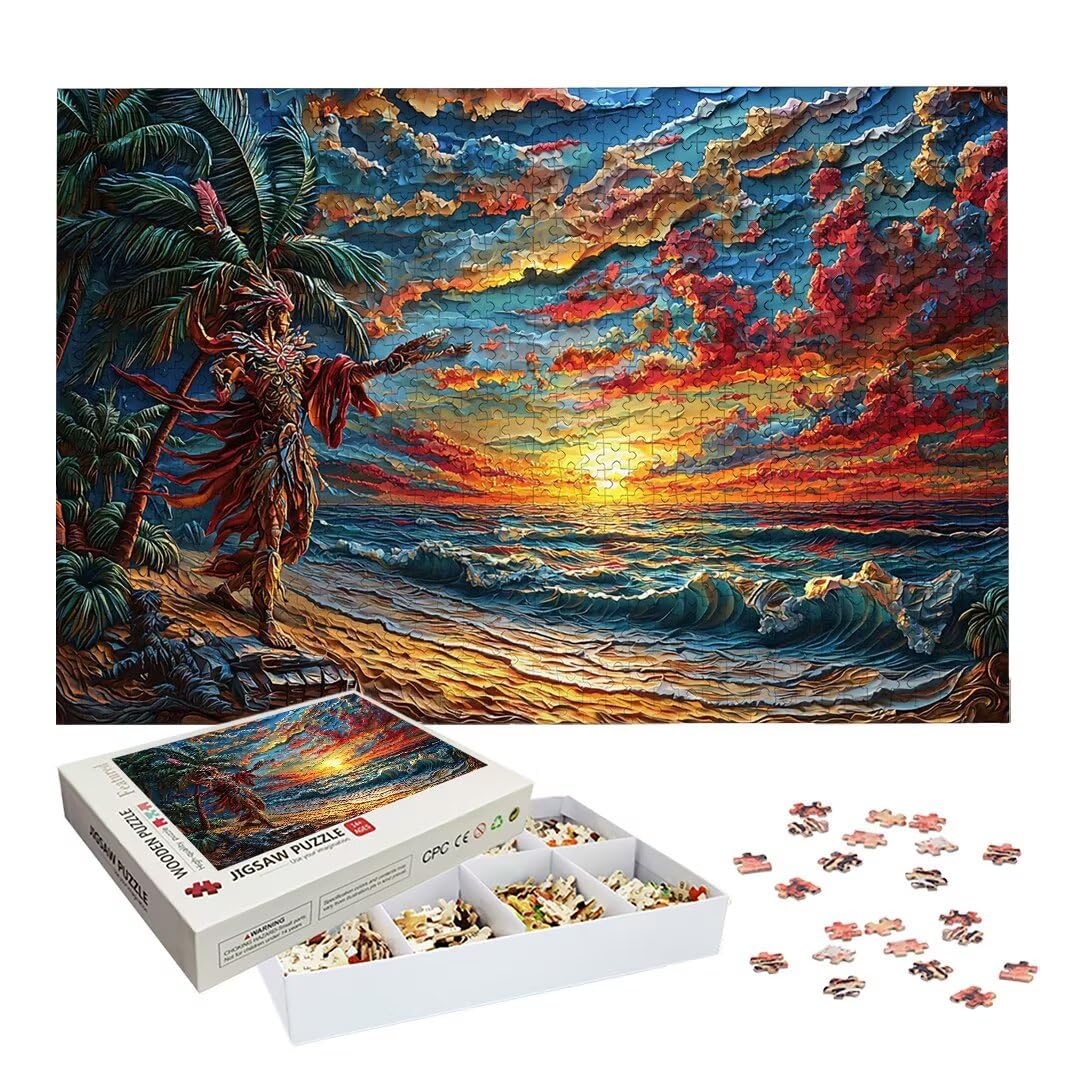 Puzzle 3000 Pièces Adultes, Puzzle 3000 Pieces Plage, Cadeau Femme -2124