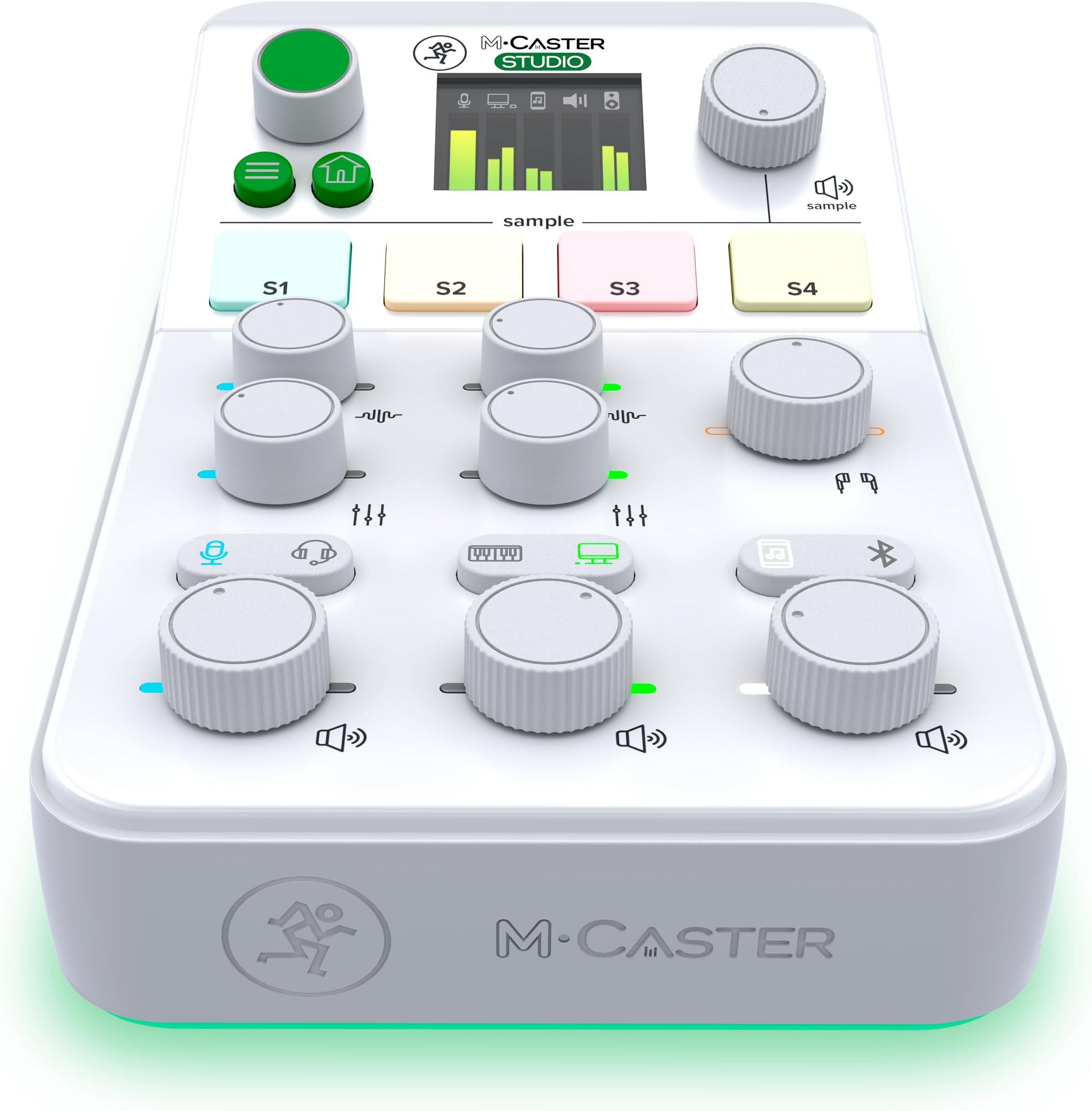 MACKIEM-Caster Studio Desktop Live Streaming Mixer - White