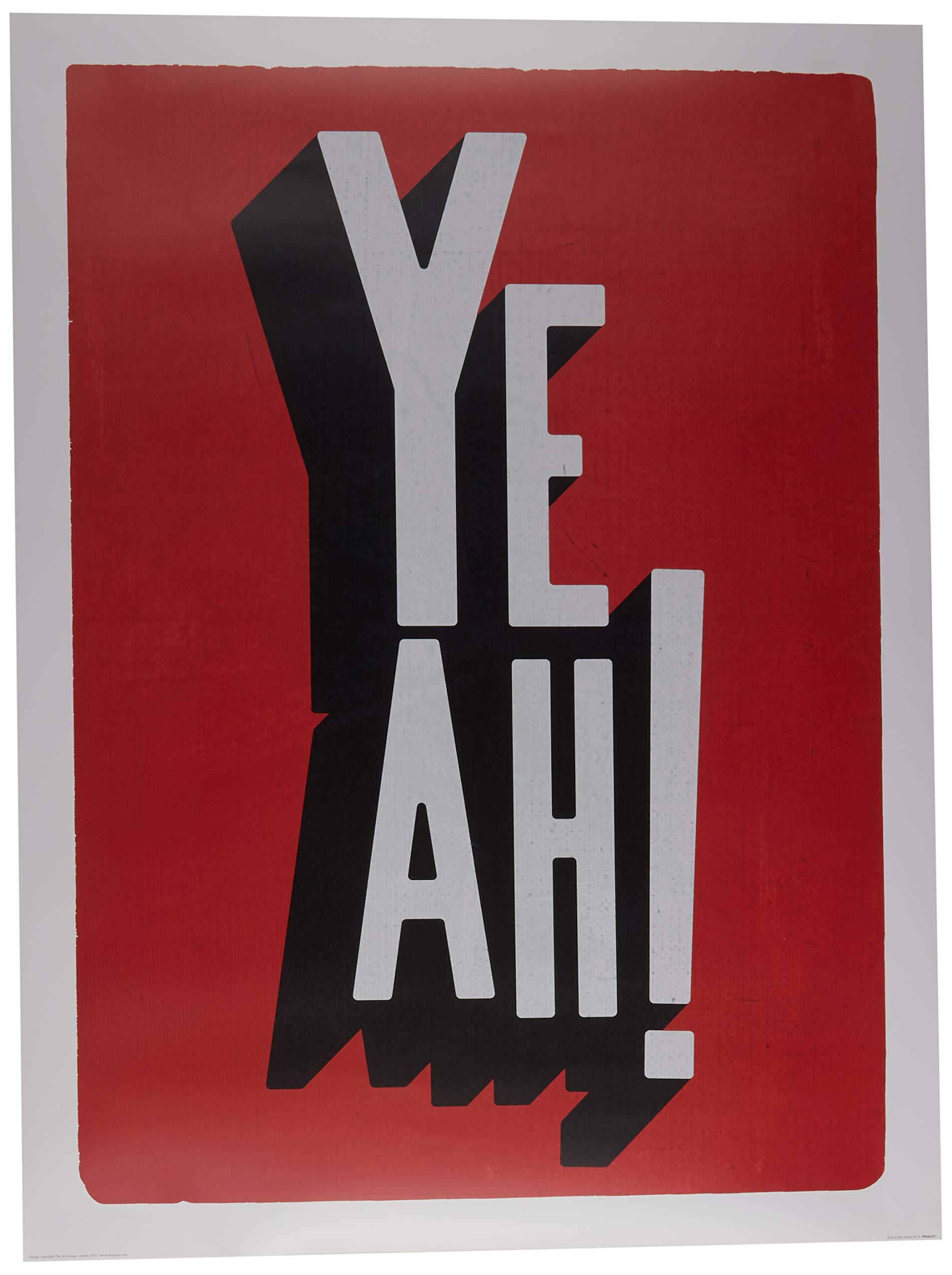 The Art Group Edu Barba (Yeah) -Art Print 60 x 80cm, Paper, Multicoloured, 60 x 80 x 1.3 cm