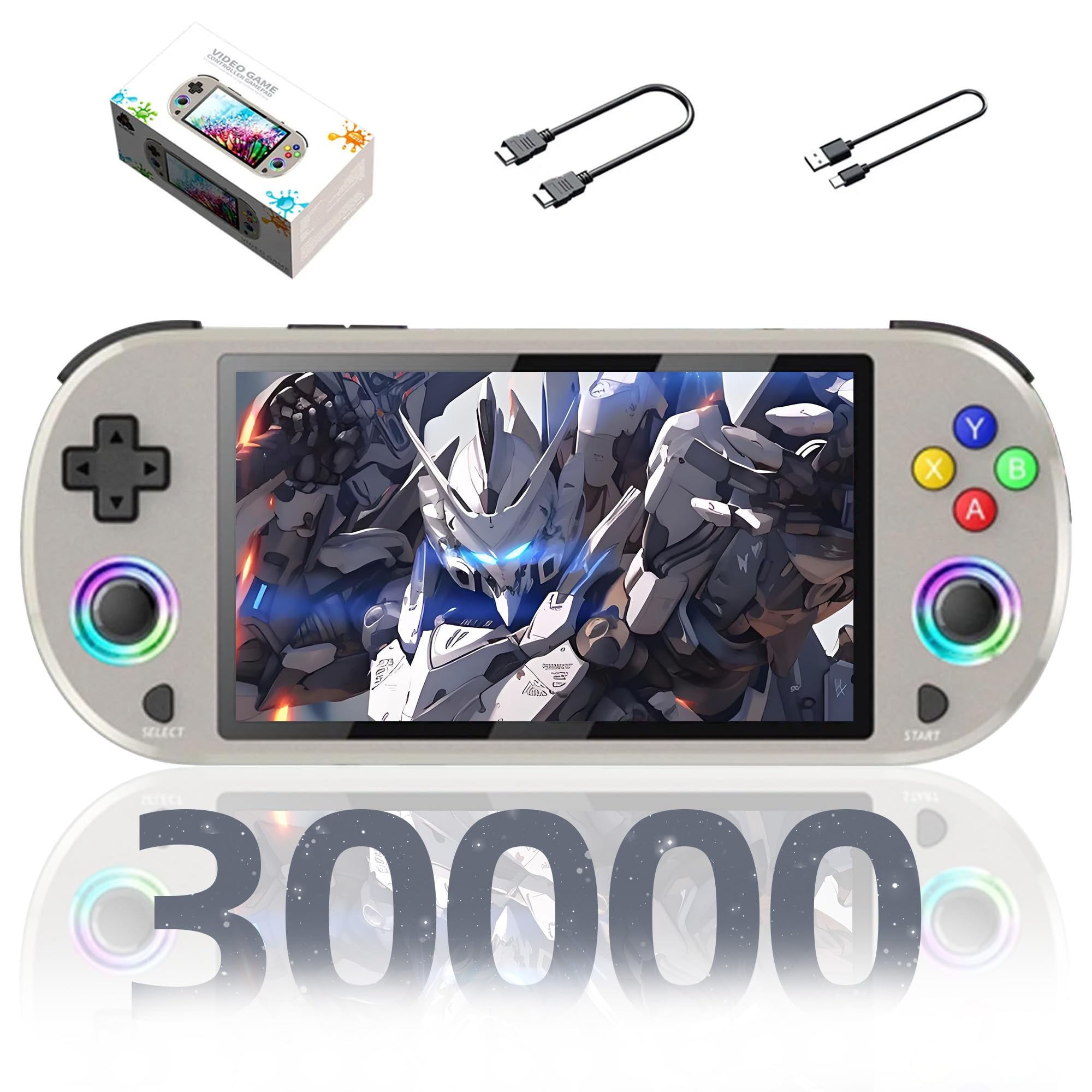 Amazon | M22 Pro レトロハンドヘルドゲーム機、20000以上のゲーム、30