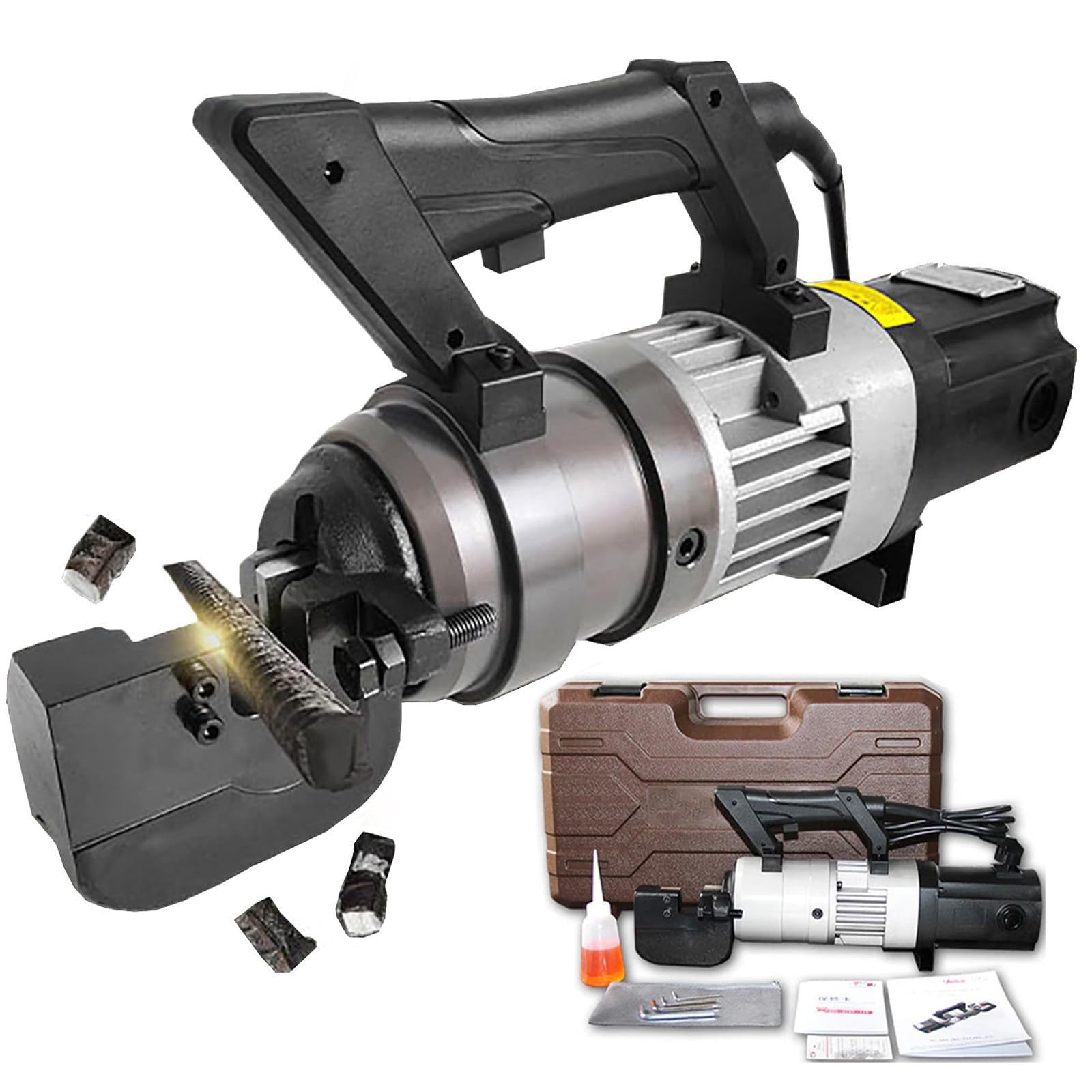 YXFAZPP Electric Hydraulic Rebar Cutter, 4mm-22/25/28mm Rebar Cutting Machine, Automatic Blade Return, Fast And Easy Cutting In 3s (size_name 22mm)