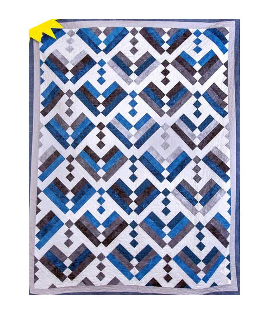 Cozy Quilt Designs 'Strip Club' Pattern - Teardrops (Includes Instructions for Four Project Sizes)