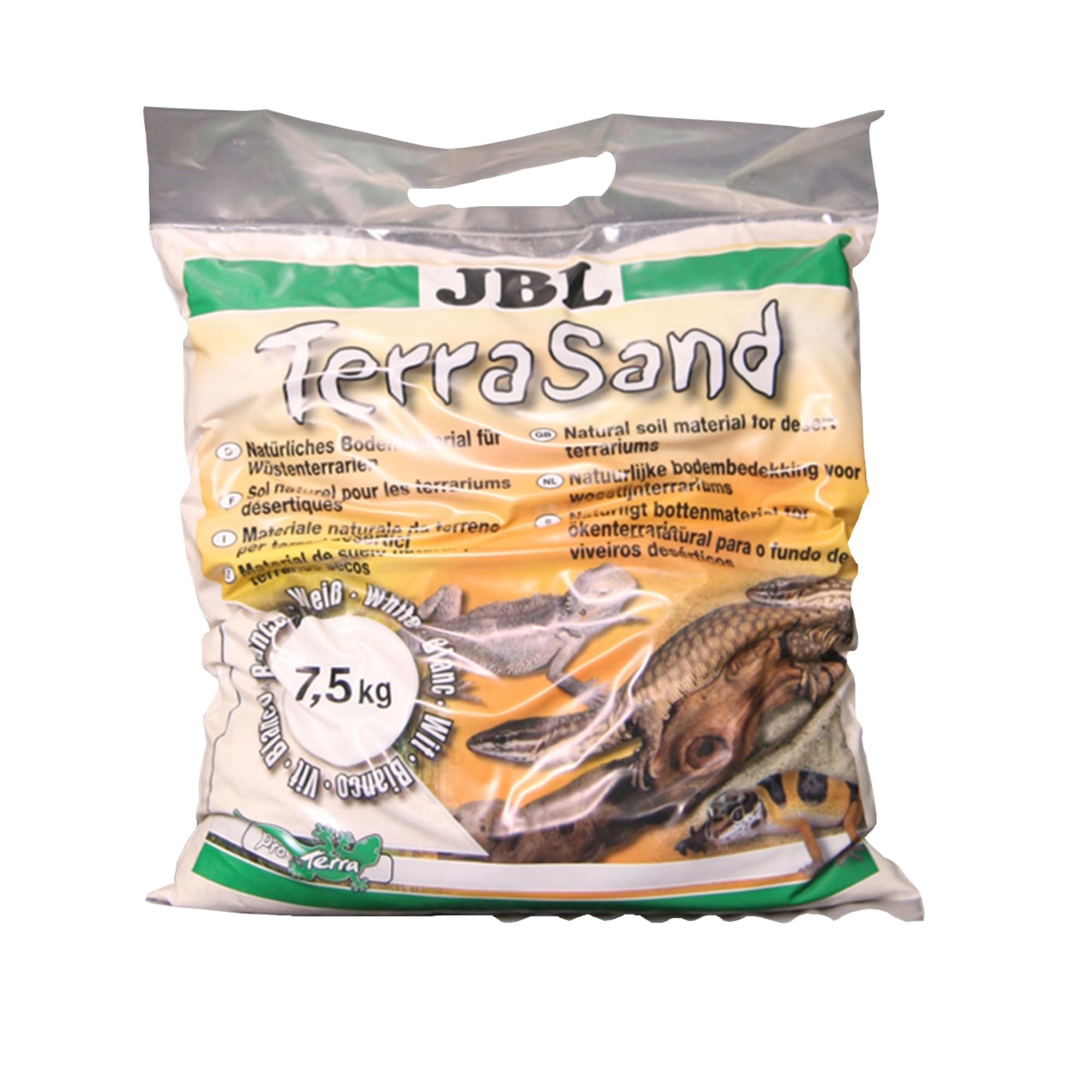 JBL 71019 Podkład dla pustynnych terrariów biały piasek Terrapiaskowy, 7,5 kg