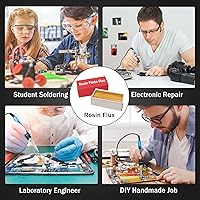 Vista 6 de Kit de soldador, 80 W, 110 V, calentamiento rápido en 10 segundos, LCD, digital, temperatura ajustable, pistola de soldadura termostática, kit