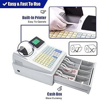 Amazon.co.jp: 電子キャッシュ レジスター、81 キーと LED