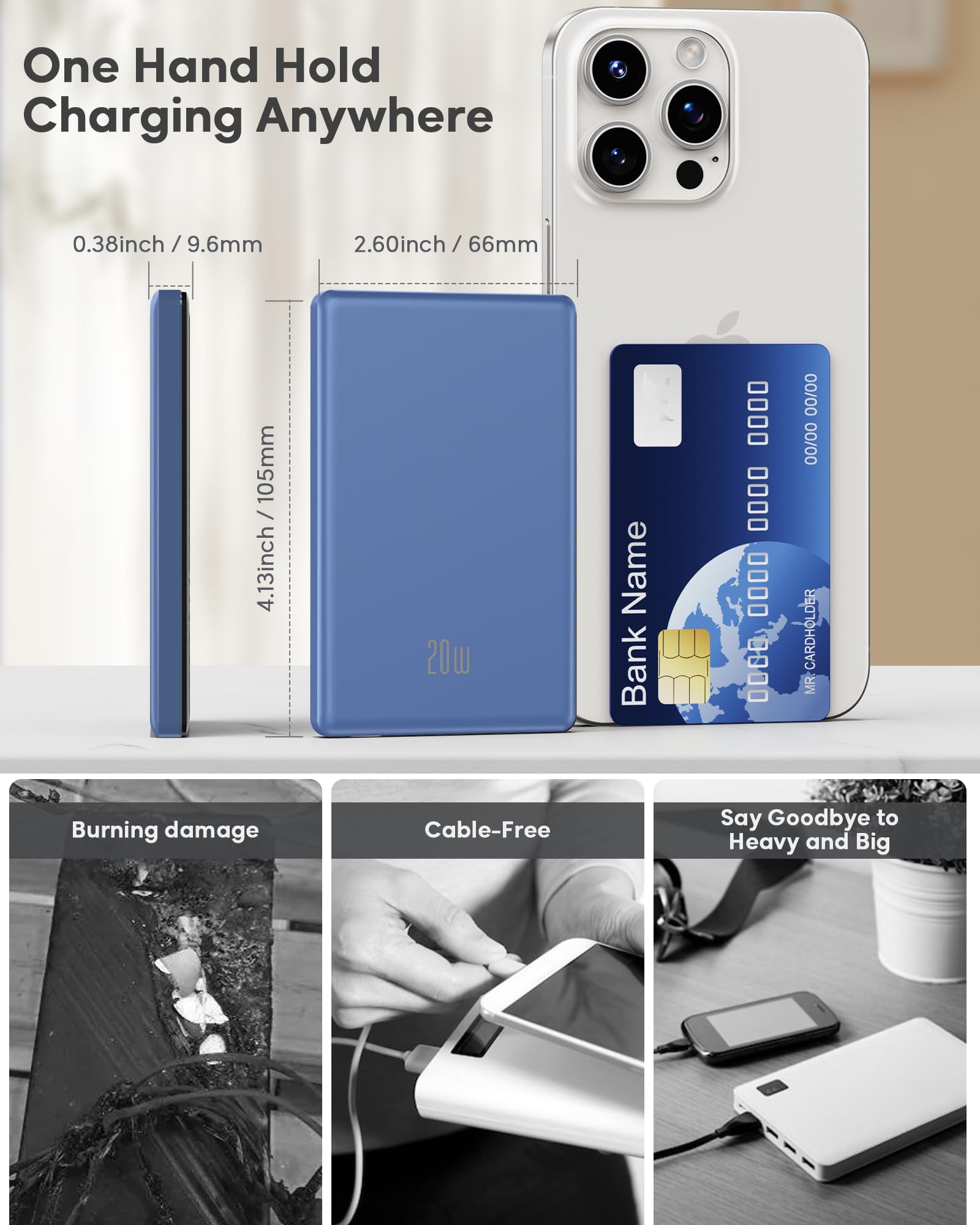 PowerBank Magnetico 5000mAh MP051YL0911E