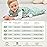 FIEMOL Baby Sleep Sack 0-6 Months, 2.5 TOG Cotton Winter Baby Wearable Blanket with 2-Way Zipper, Warm Soft Sleeping Bag for Newborn Infant Boy Girl, Small Dinosaur