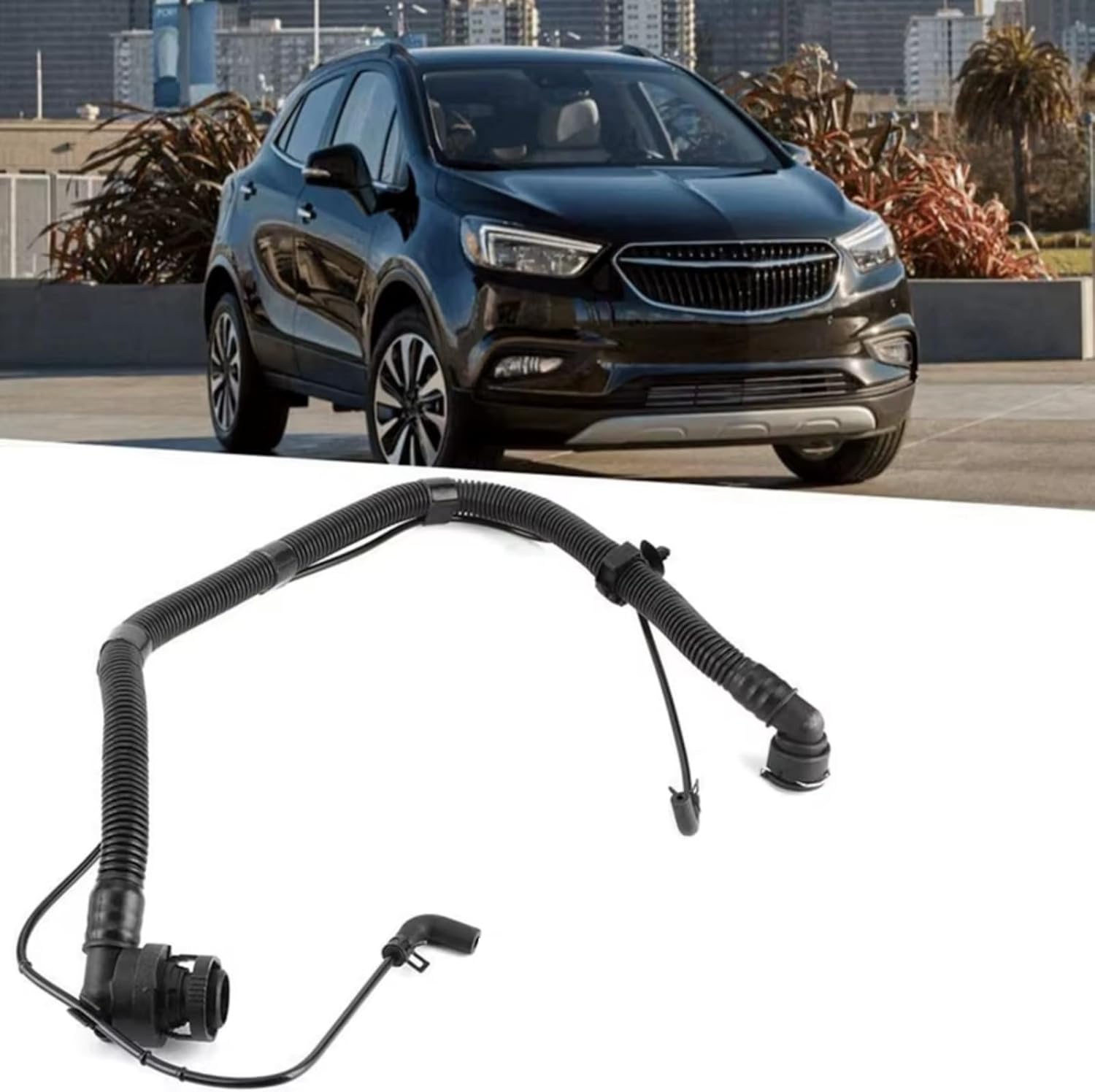 Crankcase Vent Hose Pipe Compatible with Chevrolet for Cruze 2011 2012 2013 2014 2015 2Pcs 55568267 Positive Tube with Charge AIR Bypass