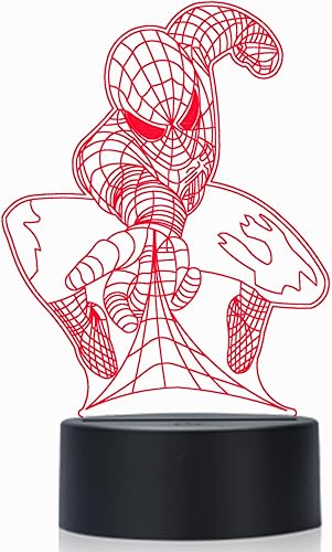 Juguetes para niños, luz nocturna 3D, luz nocturna LED, decoración de habitación, luces de atenuación táctil inteligente, lámpara de decoración de 7