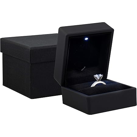 light blue ring box