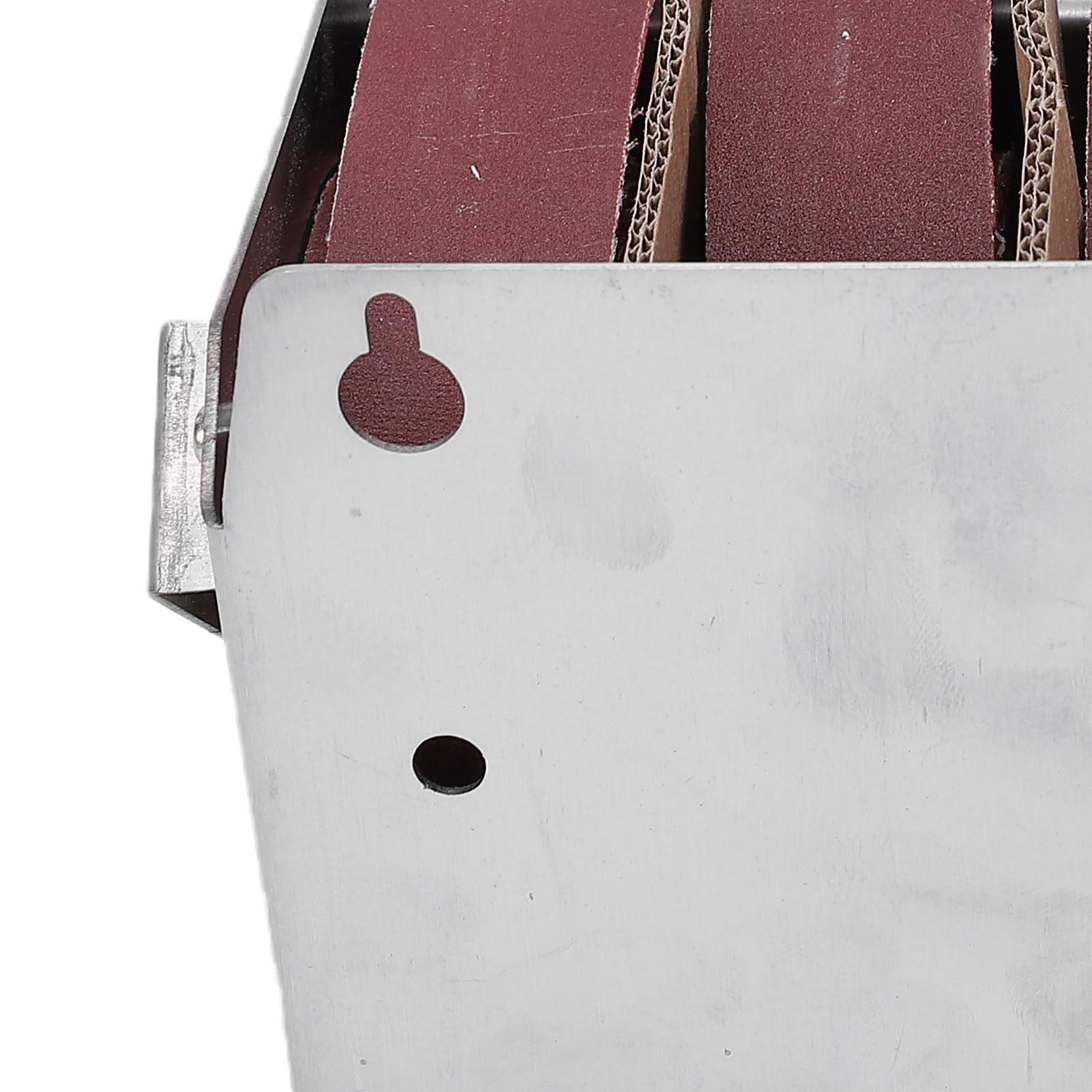 Schleifleinenrolle mit 5 Körnungen, 25 Mm X 6 M Schleifpapierrolle mit Spender, Schleifpapier in den Körnungen 150, 240, 320, 400 und 600 für Holz, Metall, Möbel Autopolitur