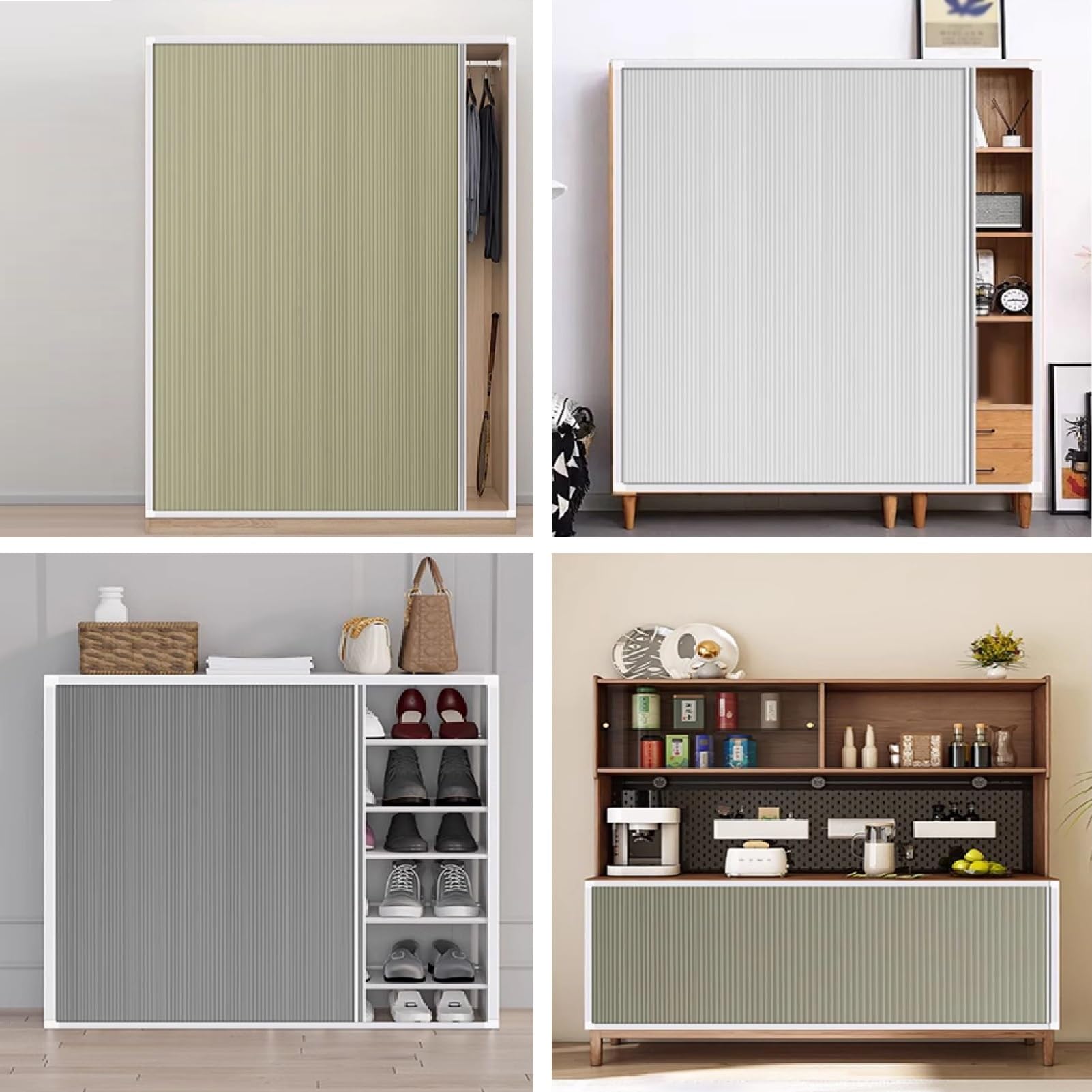 Puerta Plegable Acordeon Costumbre, Puerta Corredera Opaca Para Separar Ambientes, Puerta Corredera Para Armario Para Armarios, Baños, Cocinas Y Oficinas