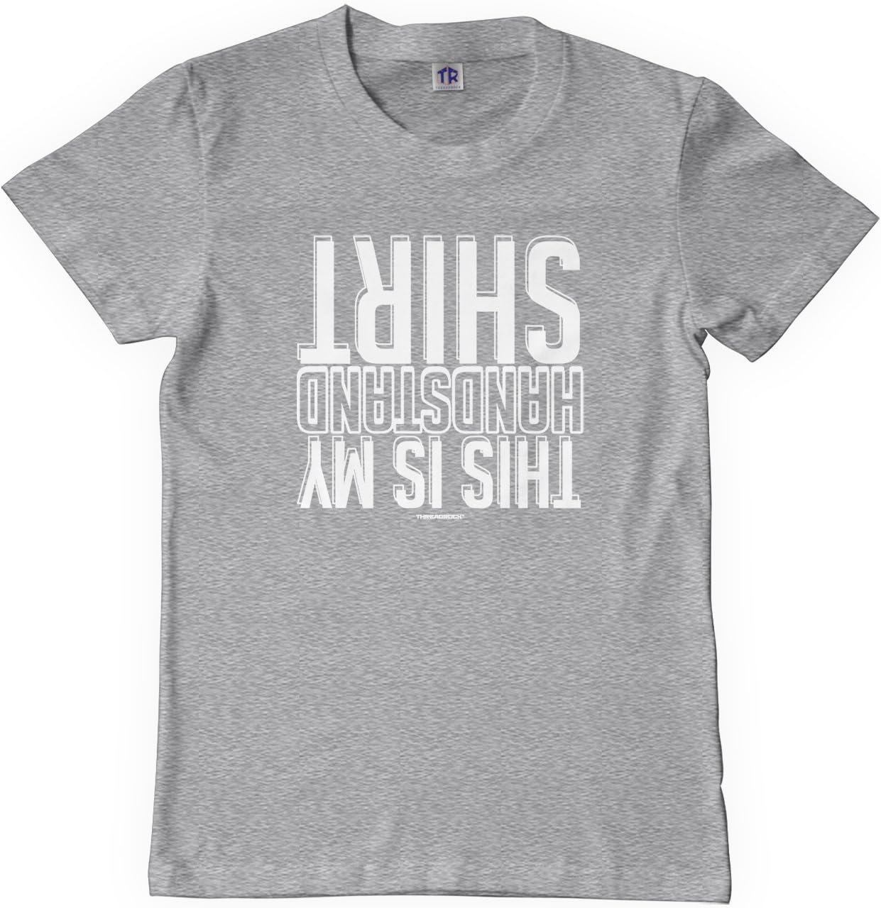 Threadrock Big Girls' This is My Handstand Shirt Youth T-Shirt