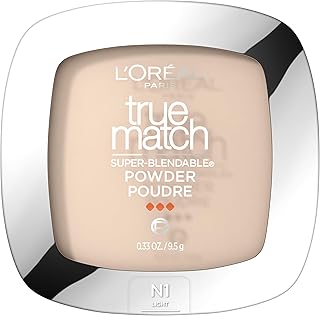 True Match Super Blendable Oil Free Foundation Powder, N1 Light, 0.33 oz, Packaging May Vary