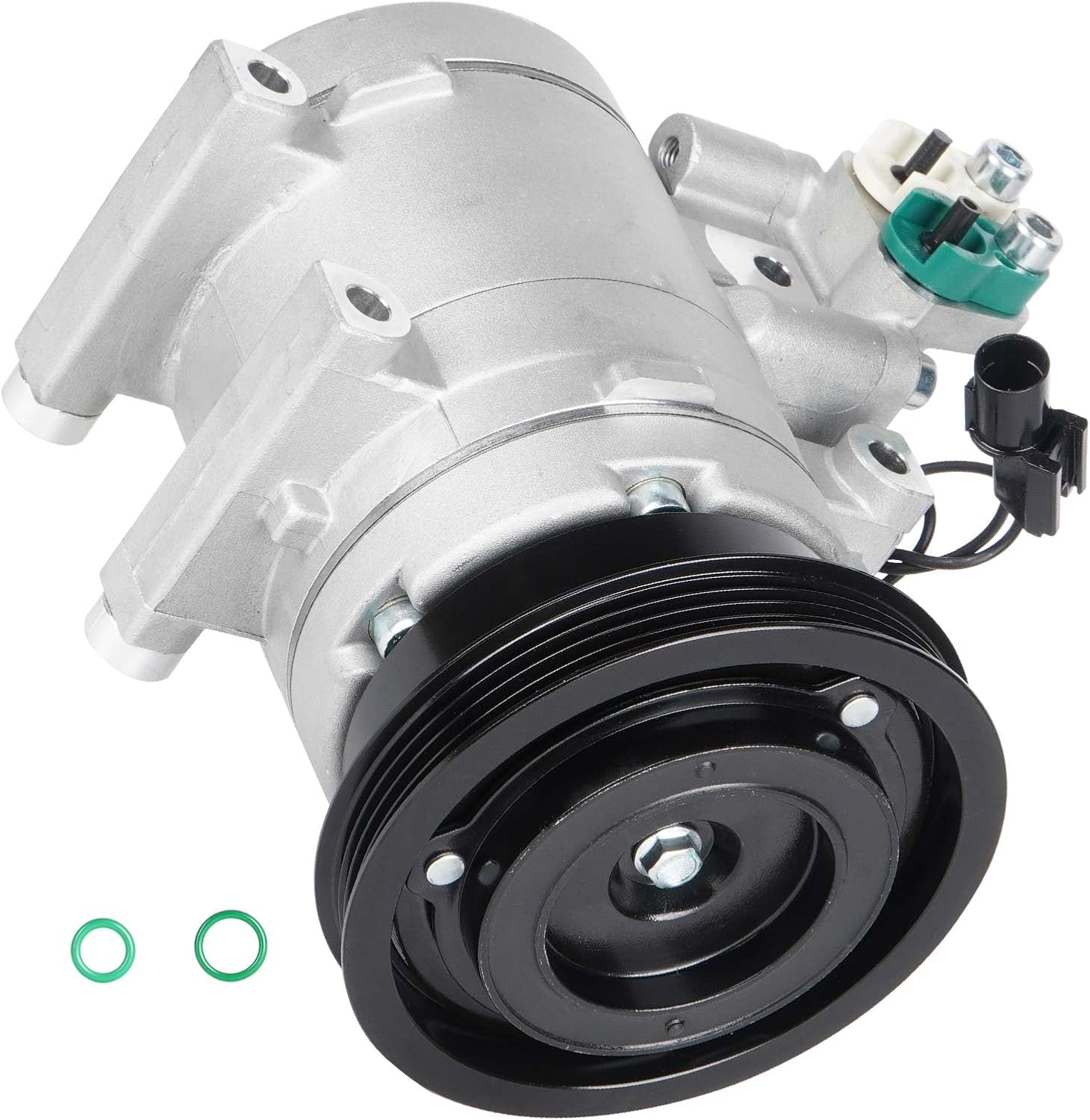 New AC Air Condition Compressor with Clutch for 2001-2006 Hyundai Elantra 2.0L, for 2003-2008 Hyundai Tiburon 2.0L, for 2005-2009 Hyundai Tucson 2.0L 2.0