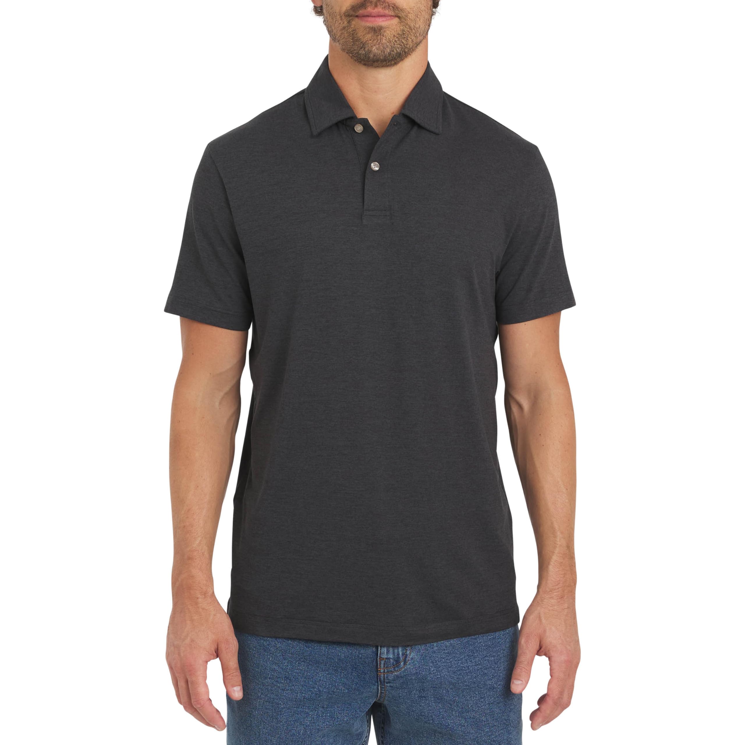 Chaps Men's Everyday Classic Fit Stretch Active Performance Polo Shirt