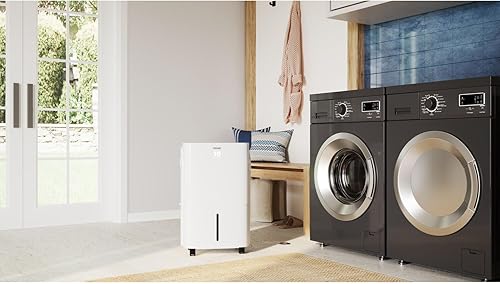 Miniatura 3 de Deshumidificador de 35 pintas  Pantalla LED  Temporizador de 24 horas  Reinicio automático  Apagado automático  Ruedas  Baño, sótano, dormitorio y