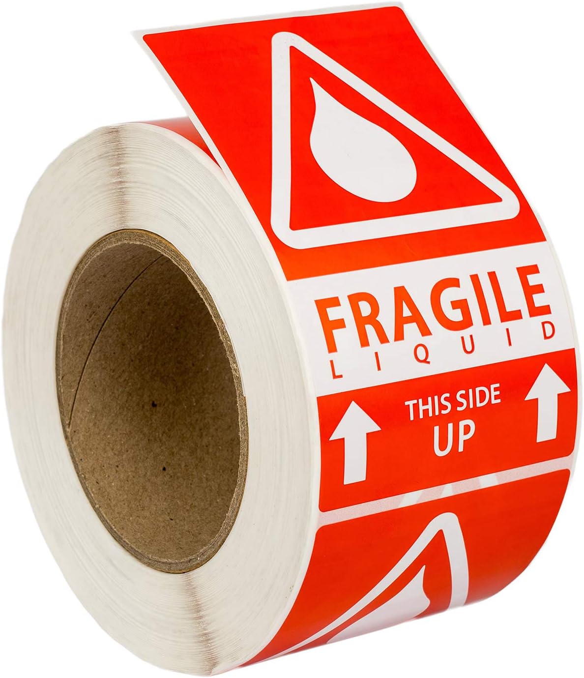Fragile Liquid - This Side UP Pre-Printed Labels/Stickers (3" x 5") 1 Roll / 500 Labels per Roll