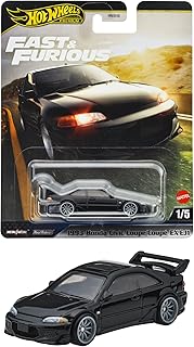 ホットウィール(Hot Wheels) ワイルド・スピード 1993 ホンダ シビック クーペ EX EJ1 乗り物おもちゃ ミニカー 3歳から ブラック JBL90