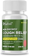 Safrel Non-Drowsy Cough Relief - 30 Count, 15mg Dextromethorphan HBr - 8-Hour, Long-Lasting, Cough Suppressant for Adults & Children- Pack of 1