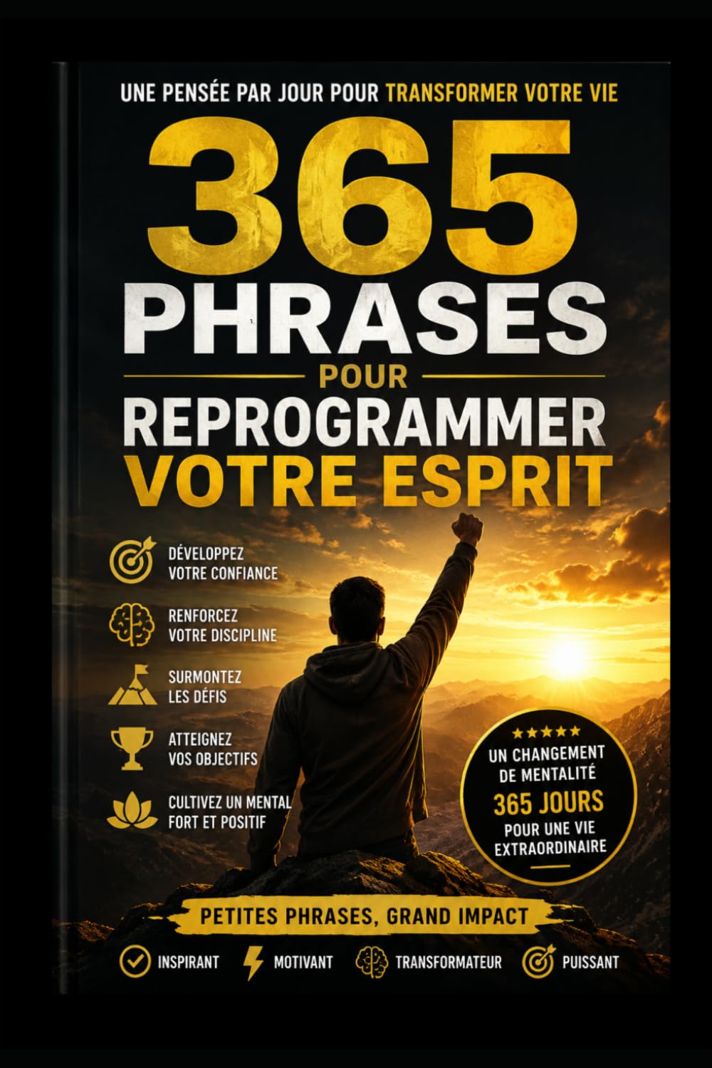 365 Phrases pour reprogrammer votre esprit: Une pensée par jour pour transformer votre vie