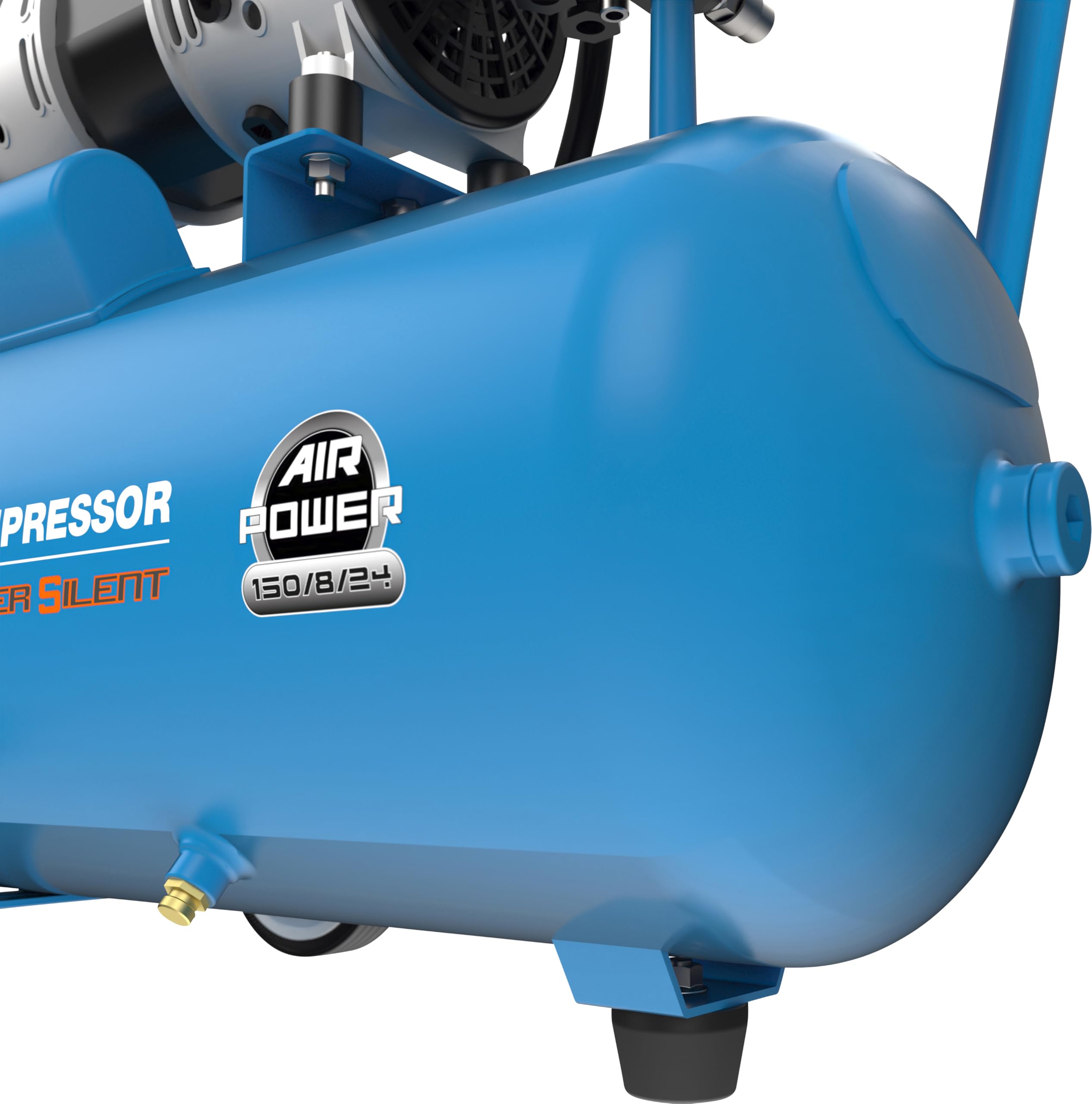 Güde Kompressor Airpower 150/8/24 SILENT ölfrei 8 bar 750 W 24 l Kessel 130 l/min