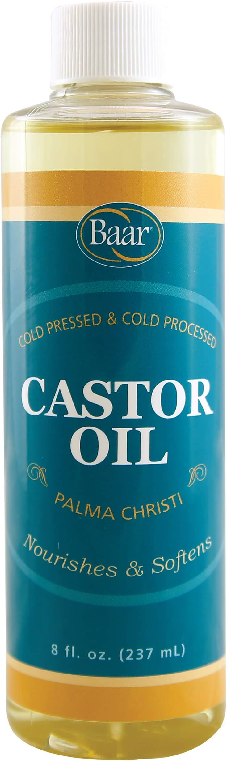 Cold-Pressed, Cold-Processed, Hexane Free Castor Oil, 240mls