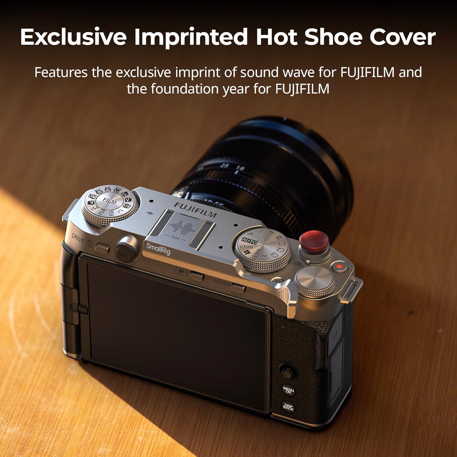 SmallRig Thumb Grip with Hot Shoe Cover for FUJIFILM X-M5 (Silver) - 4877 - Image 2