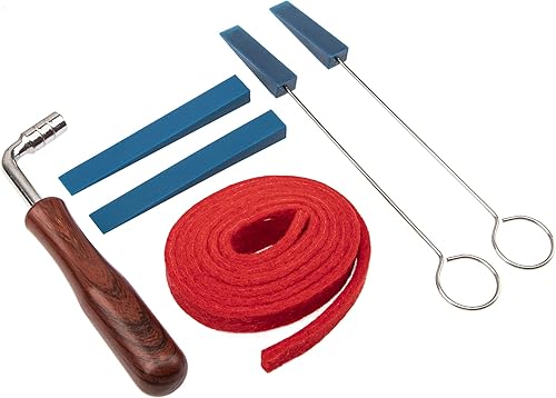 6 herramientas de afinador de piano Yootones Kit de afinación de piano profesional de goma de metal, kit de silencio de afinación que incluye