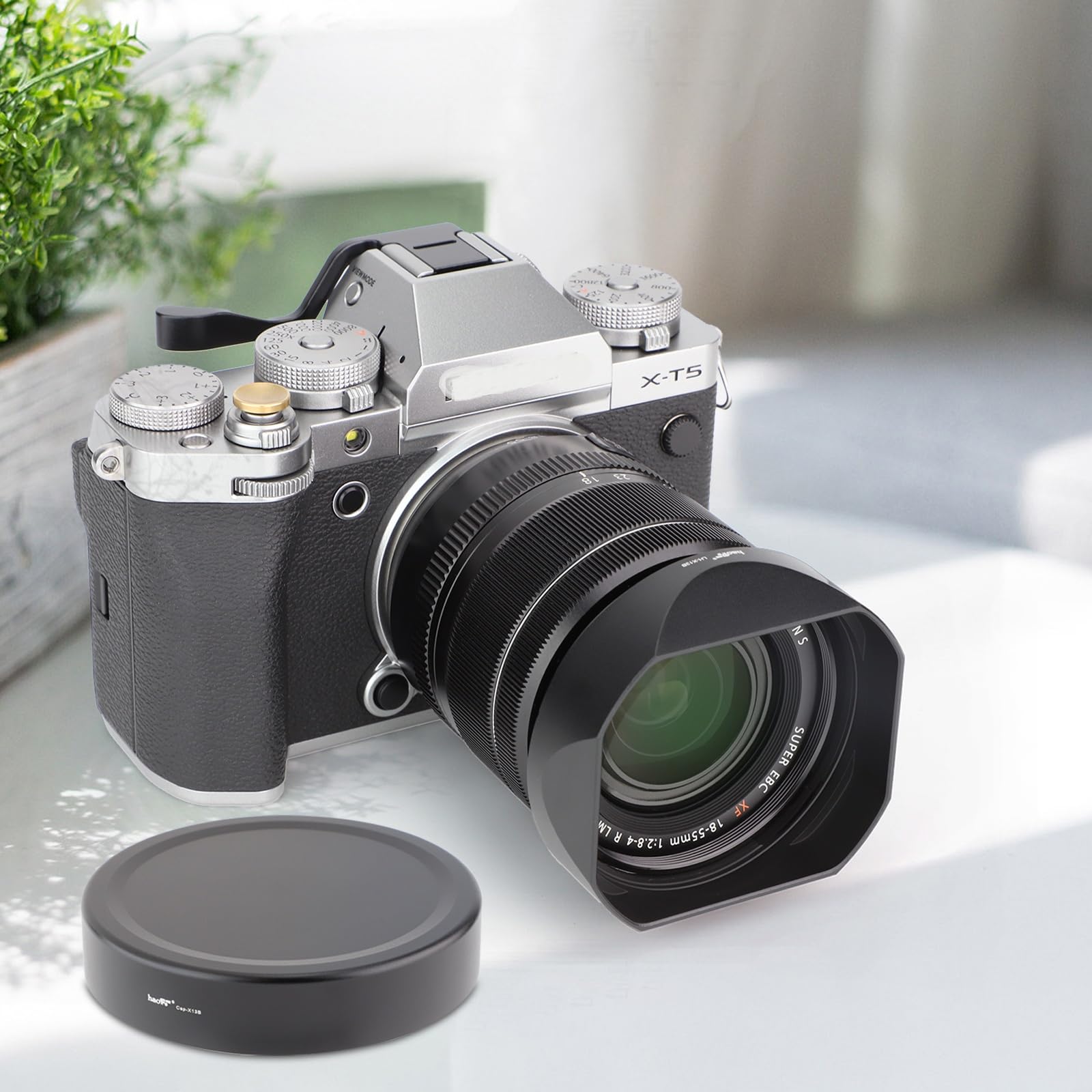 Fujifilm Square Metal Square Lens Hood With A Hood Cap For Xf
