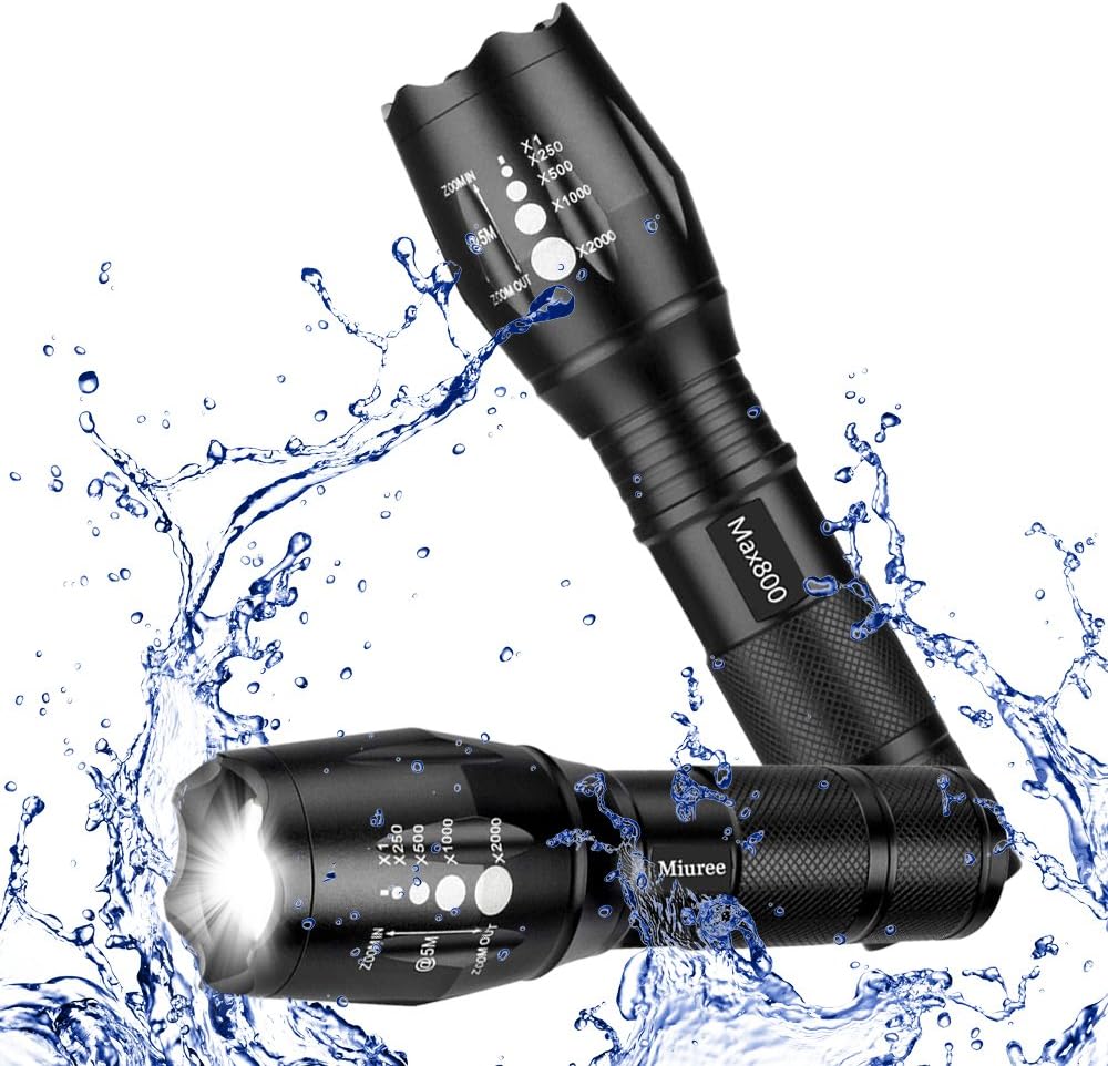 Military Tactical Flashlight Magnetic Function Image