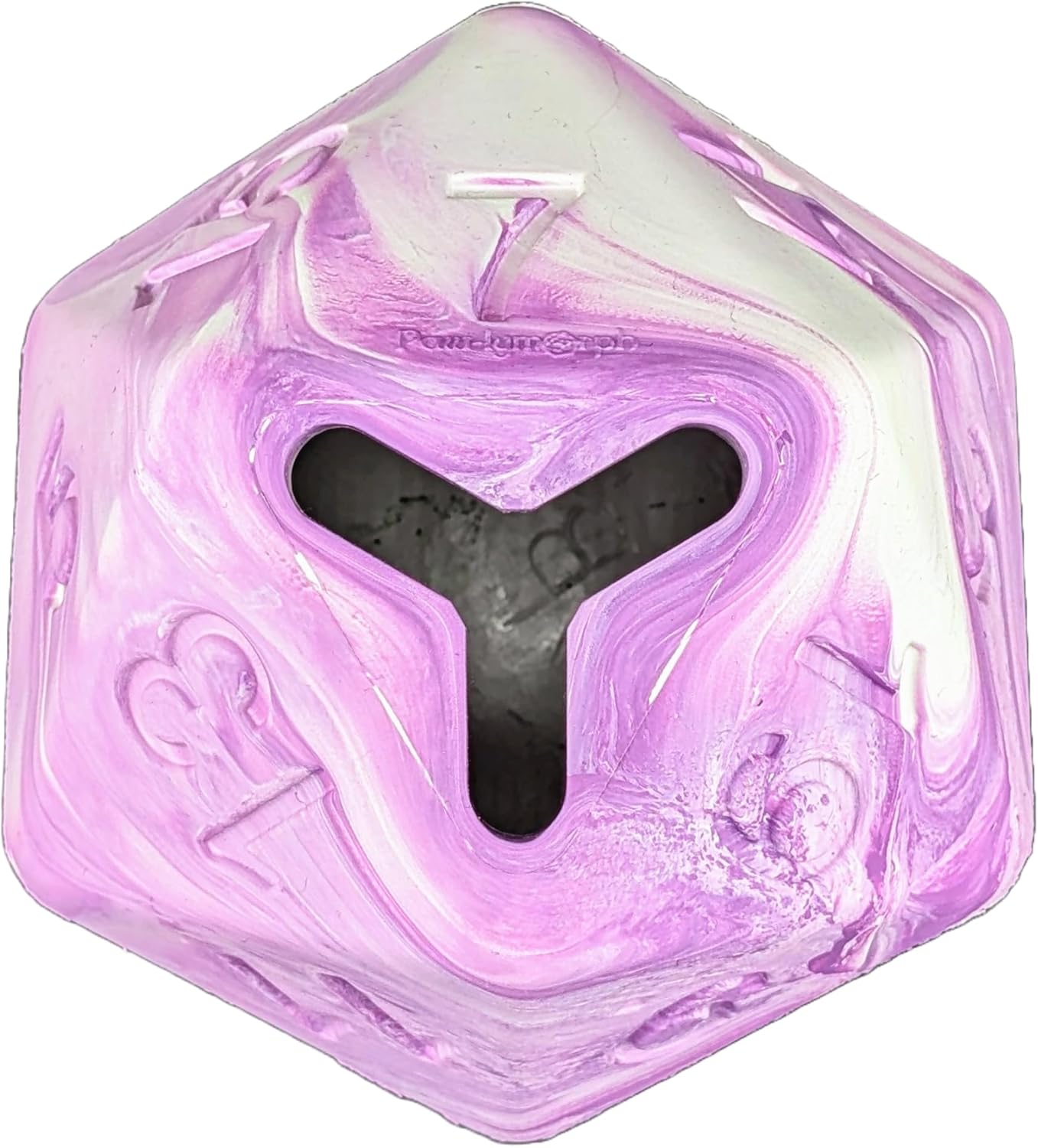 Pawlymorph Barbarian Strength おやつ調剤 D20 &ndash; 犬用丈夫な強化おもちゃ、天然ゴム、精神的刺激、噛