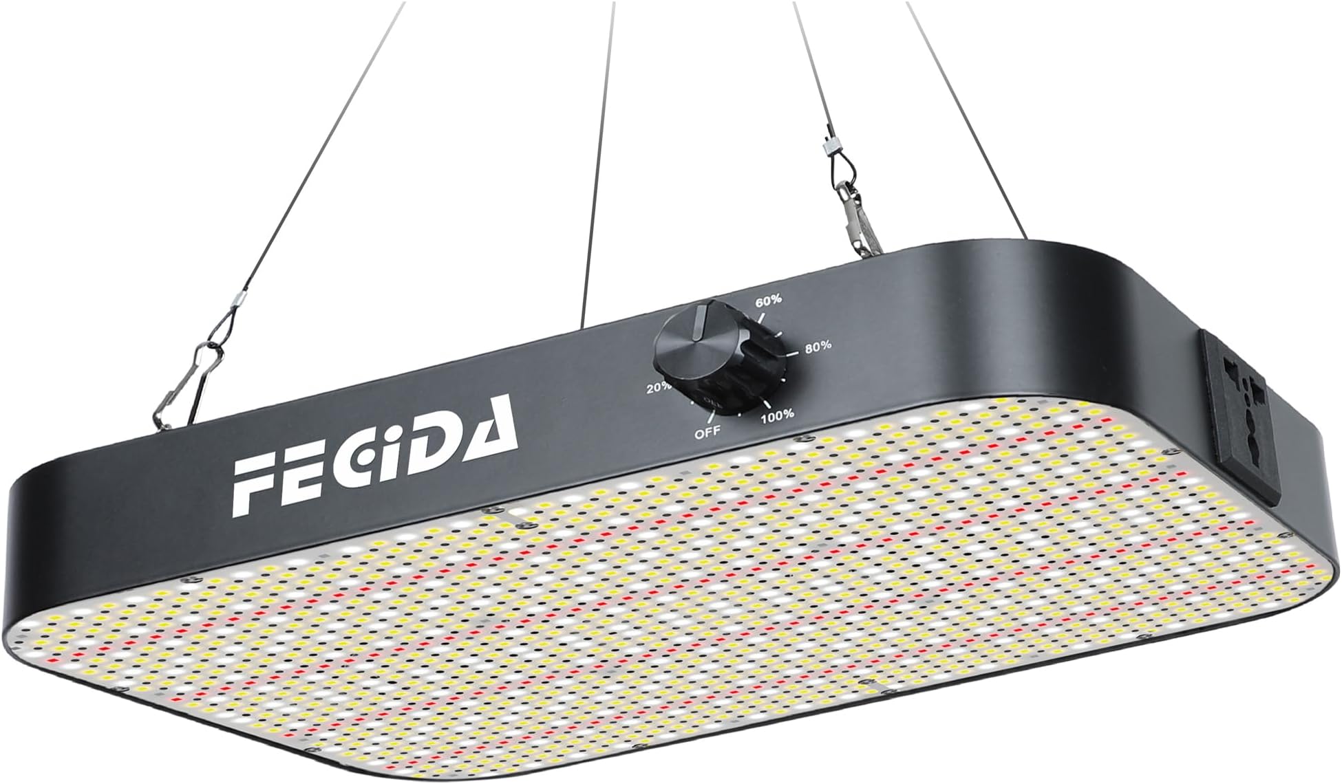 Dimmable Grow Tent Light 1000W, UV-IR Included Ideal Full Spectrum LED for Indoor Plants, 2023 Best 2x2 2x4 3x3, Daisy Chain Function & Quiet Build-in Fan