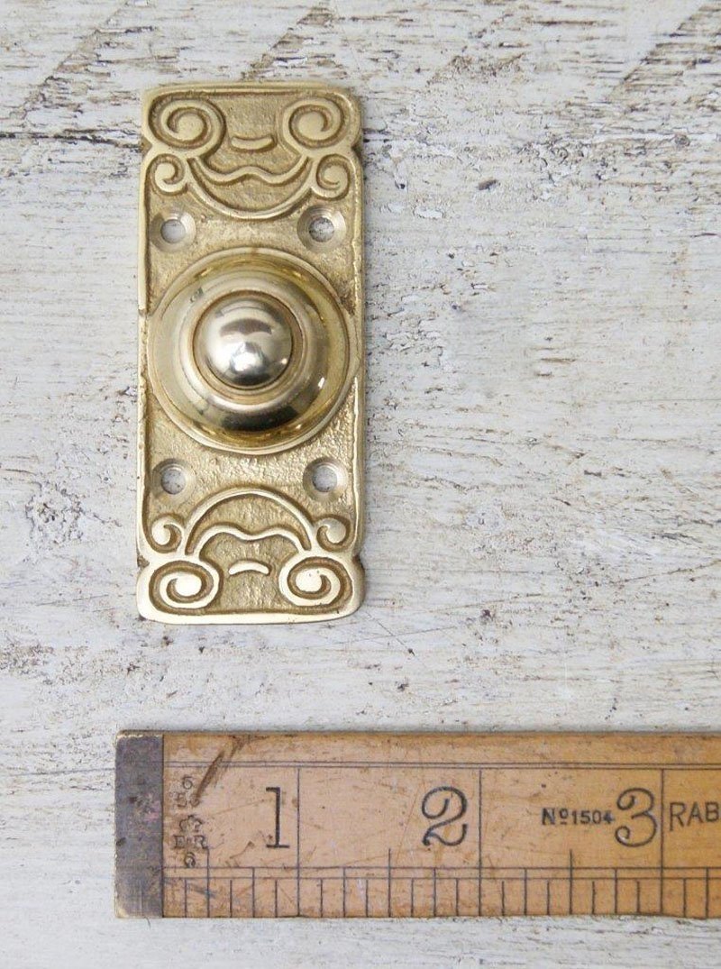 HARDWARE FOR YOU ARCHITECTURAL BRASS DOOR BELL PUSH BELLS (C01)