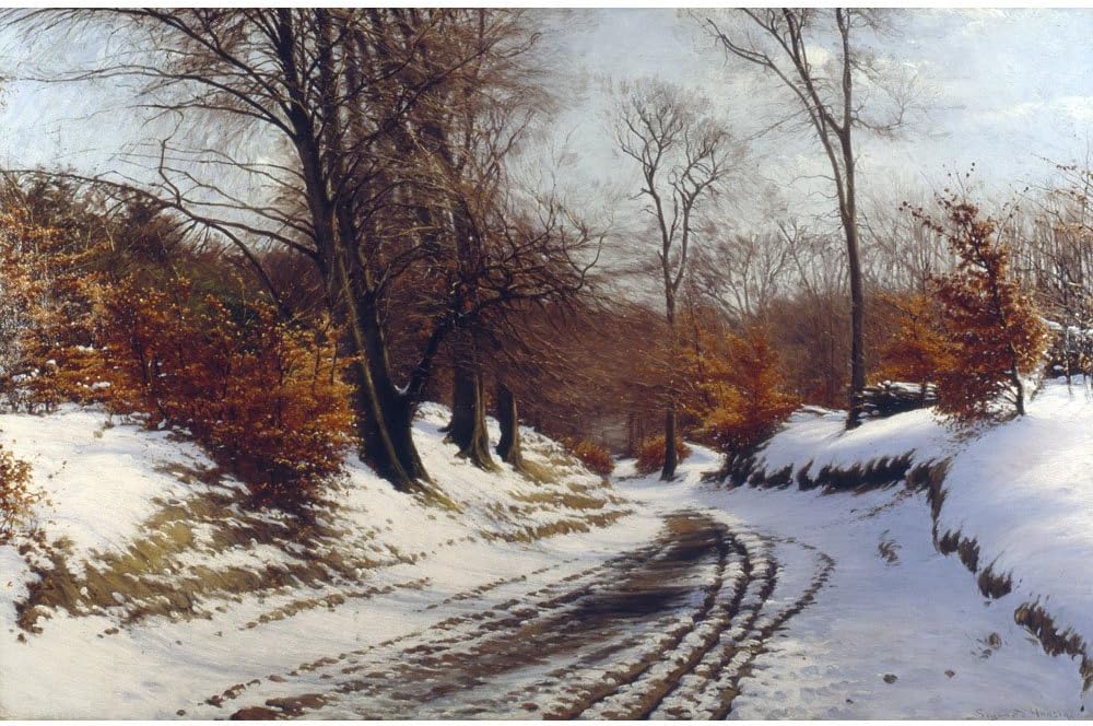 The Medici Society Limited A Wooded Winter Landscape, Sigvard Hansen
