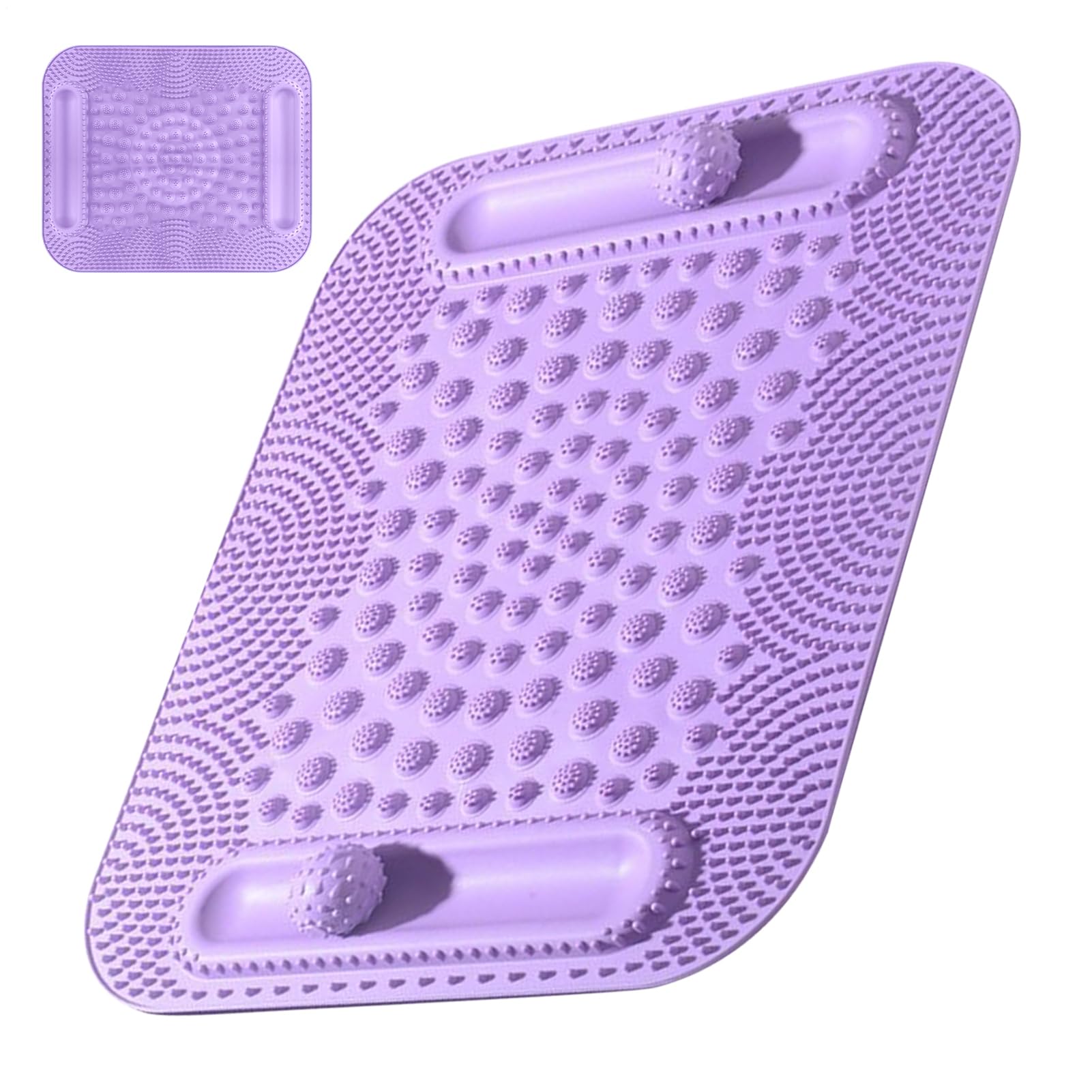 Tapis plantaire à points de pression Stimulateur jambes double piste billes