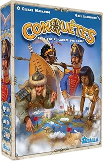 Atalia | Conquêtes | Jeu de société stratégique | De 2 à 4 Joueurs | A partir de 8 Ans | De 15 à 30 Minutes | Mise en Place Rapide et rejouabilité