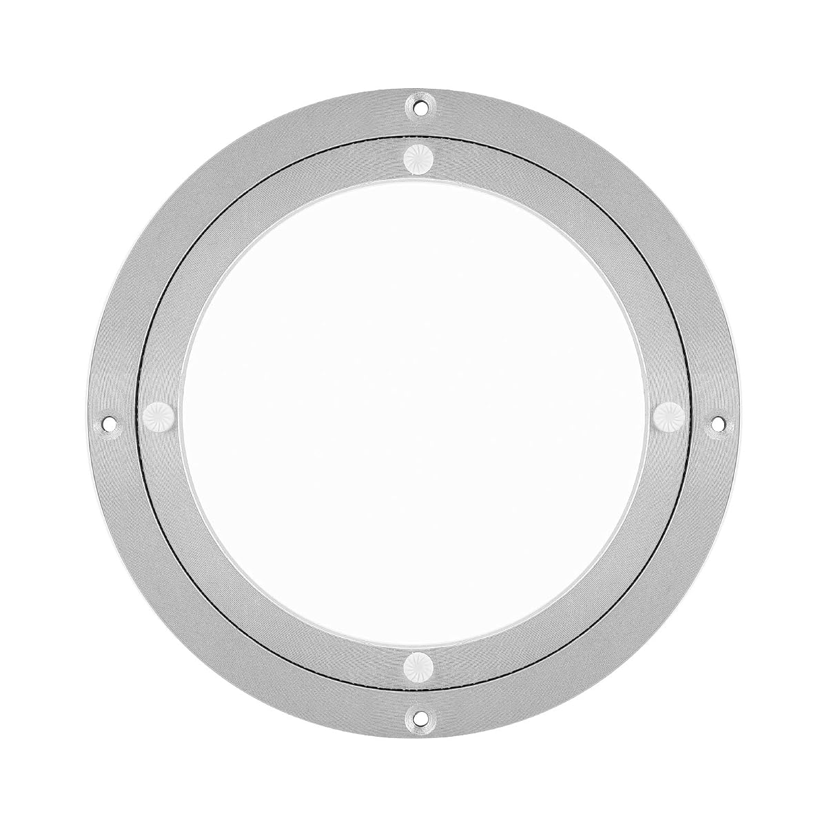 Fasmov 8 Inches Aluminum Lazy Susan Turntable Ring, Metal Rotating Hardware