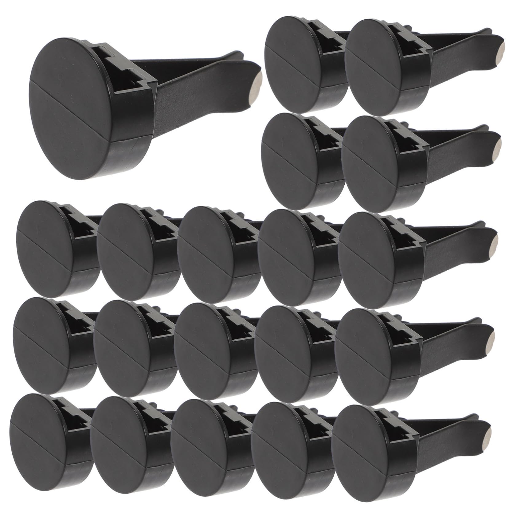 Abaodam 100 Clip Per Bocchette Di Ventilazione Dell'auto e Clip Di Presa D'aria, Accessori Metallici Per Diffusore Auto, Facili Da Installare, Resistenti, Adatti Per Auto e Ambienti Domestici
