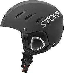 STOMP Capacete para esportes de neve para esqui e snowboard com bolso embutido para fones de ouvido sem fio