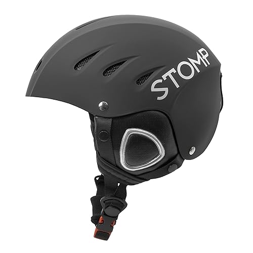 STOMP Ski & Snowboarding Snow Sports Helmet with Build-in Pocket