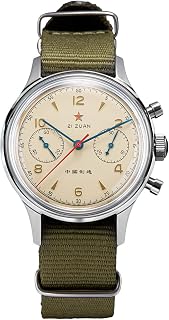 Seagull 1963 ST1901 38mm Chronograph, Classic Column Wheel, Acrylic, Display, 2 Straps BNIB
